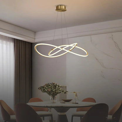 modern black and gold pendant lights