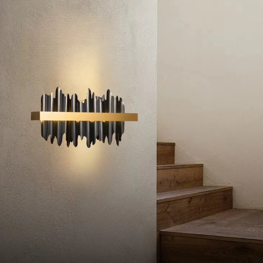 modern black wall sconce