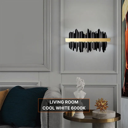 modern black wall sconce