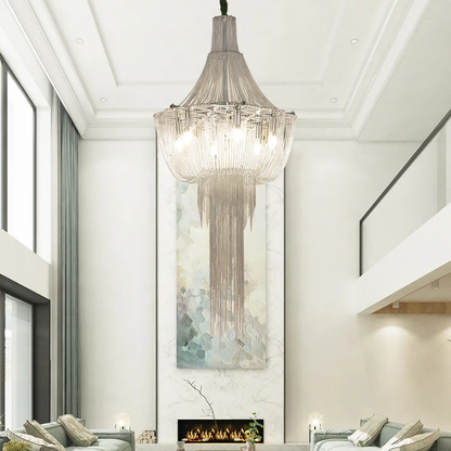 modern chandelier for staircase