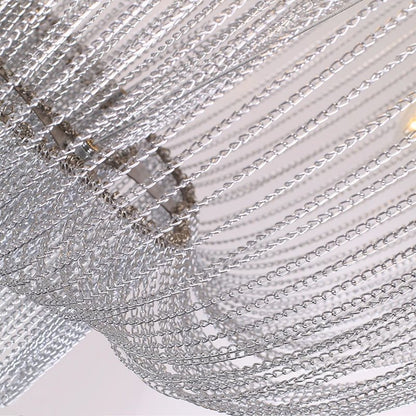 modern chandelier staircase