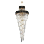 modern contemporary staircase chandelier