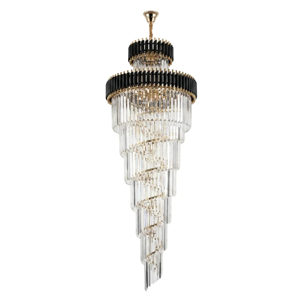 modern contemporary staircase chandelier
