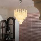 modern glass chandelier for bedroom