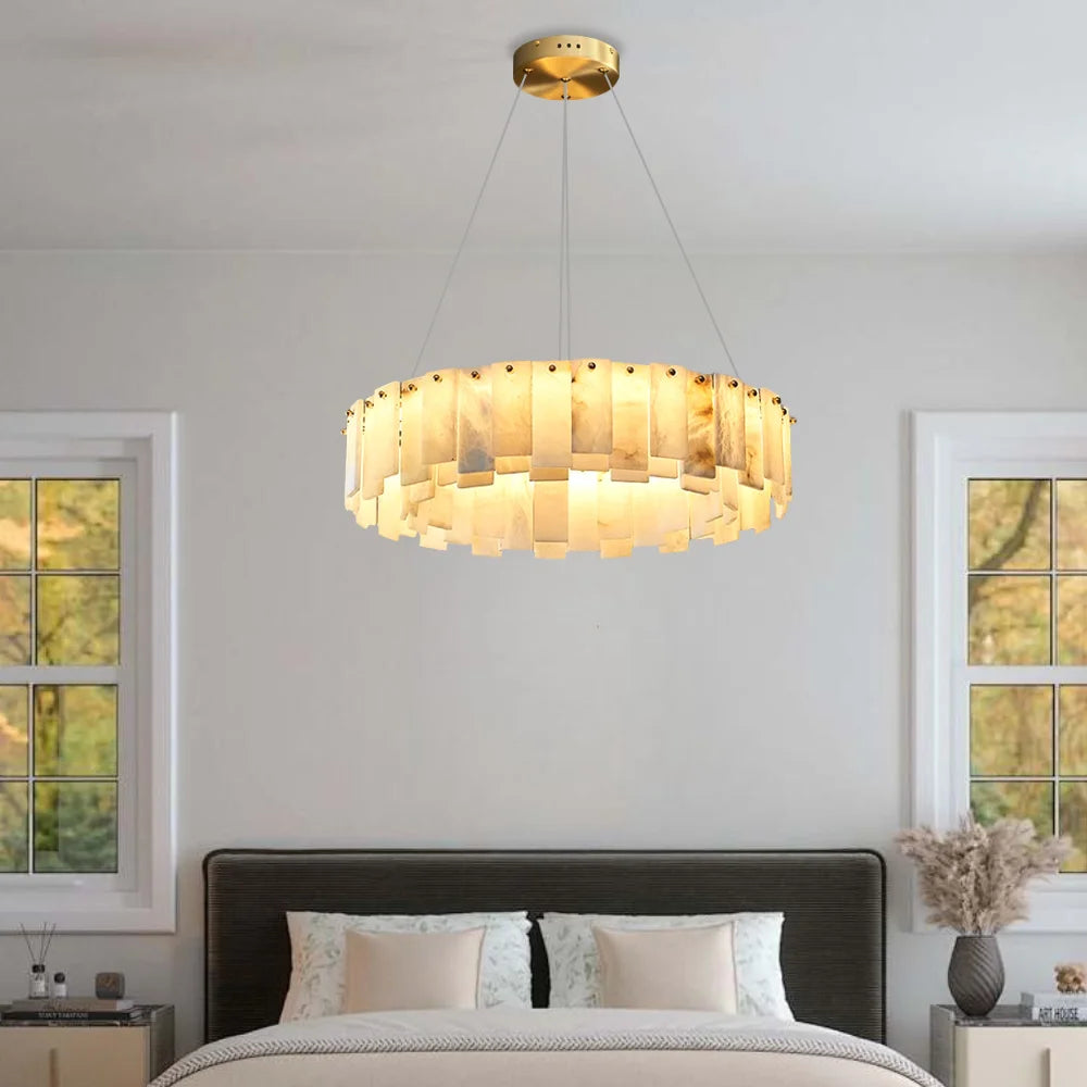 modern gold chandelier for dining room