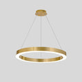 modern gold led ring chandelier