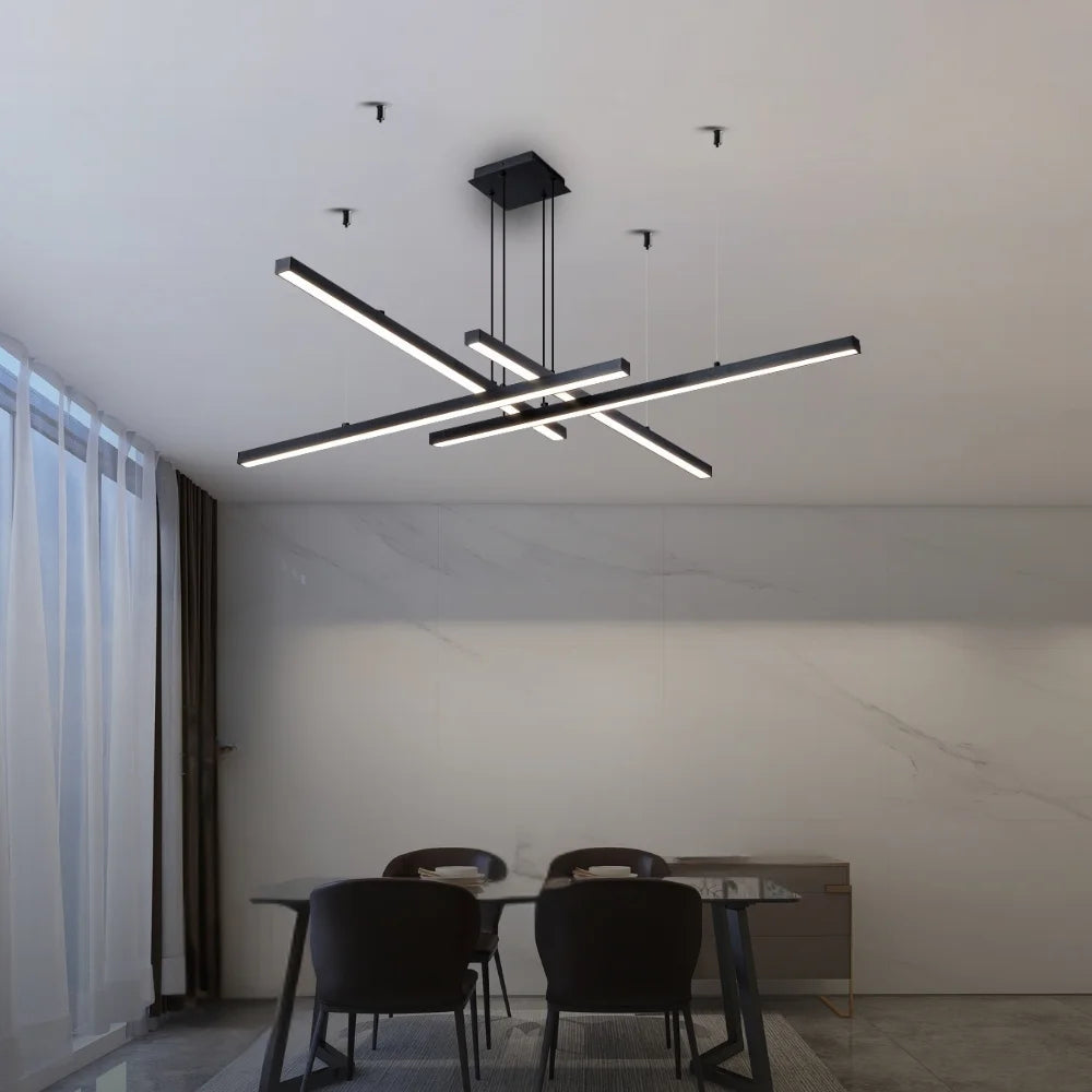 led black ceiling light