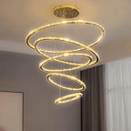 modern ring chandelier