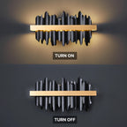 modern stainless steel wall light