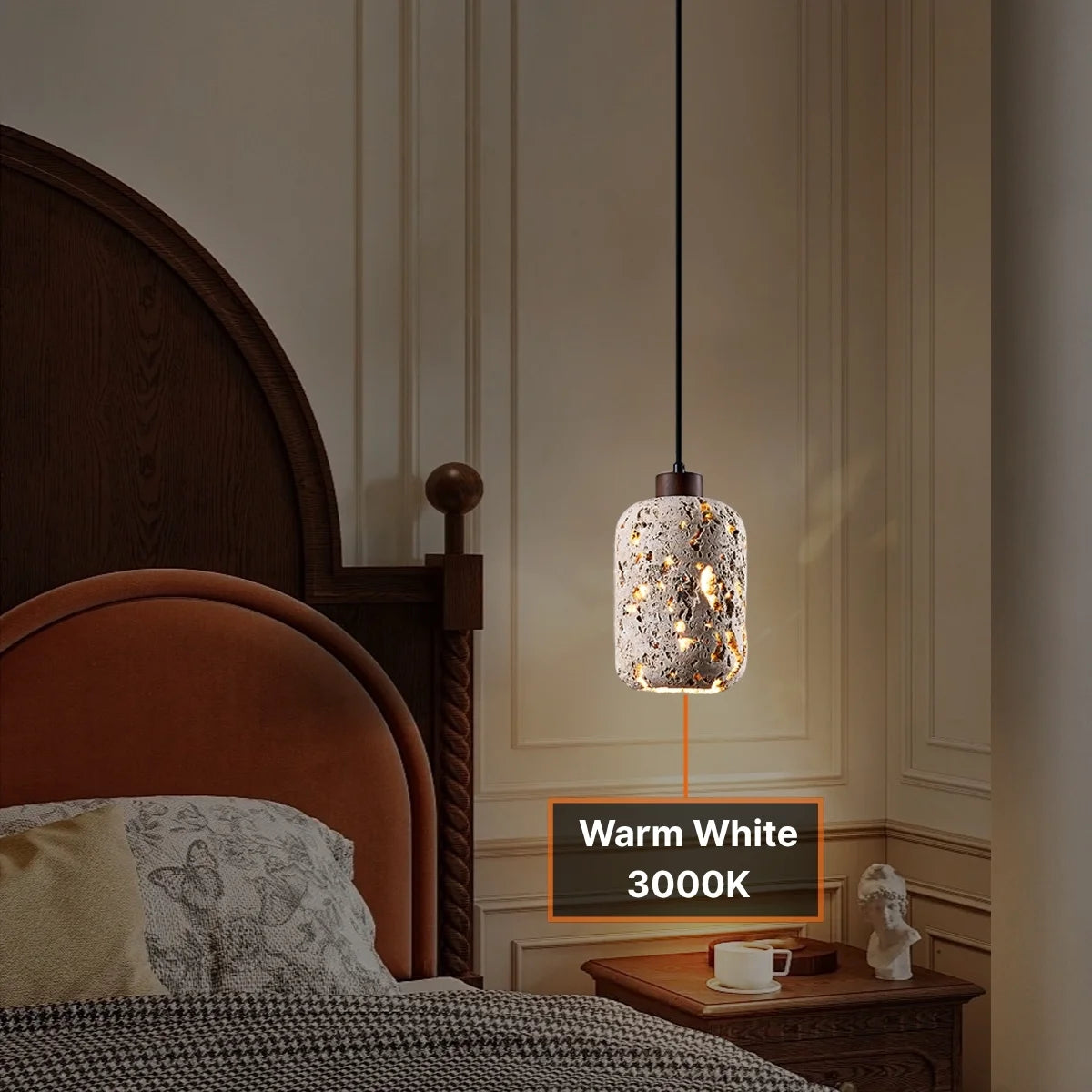modern wood pendant fixture