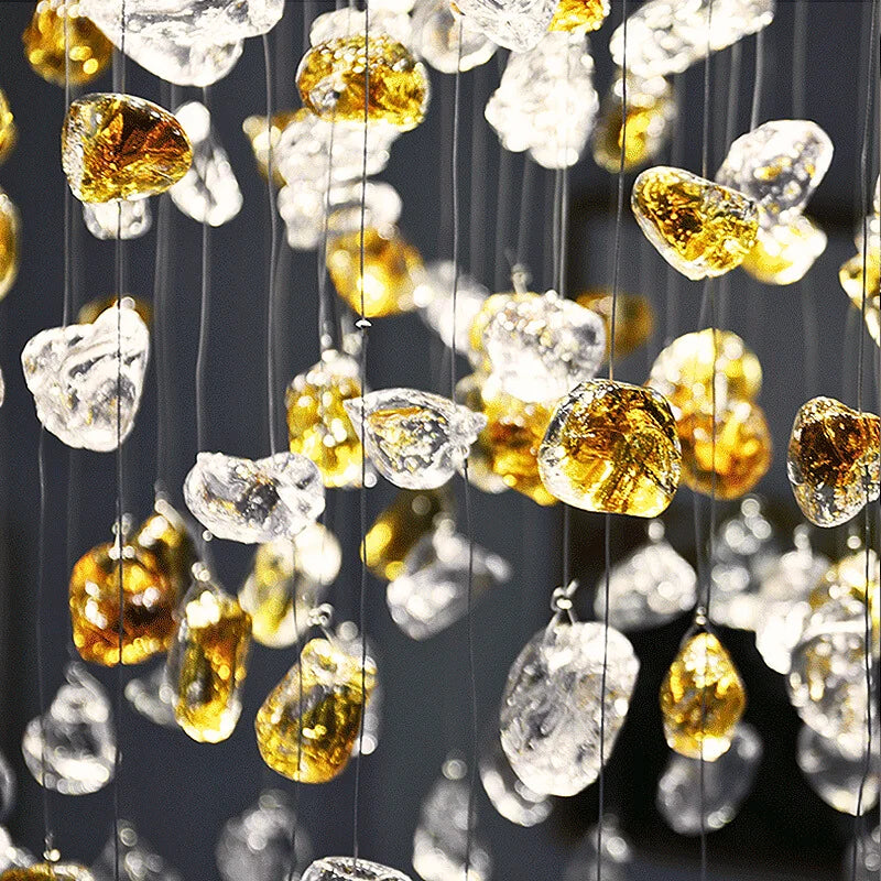 natural stone chandelier