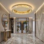 Nebula ceiling light fixture for warm ambient luxury interior lighting