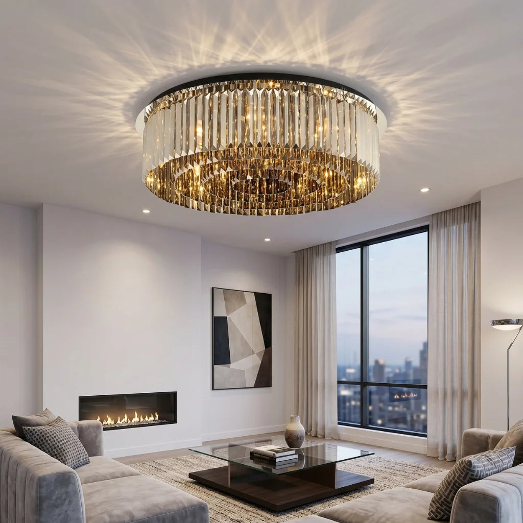 YOOGEE Onyx ceiling light for elegant living room and dining room lighting