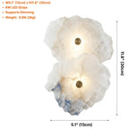 Modern marble wall light fixture by YOOGEE for elegant hallway and bedside illumination