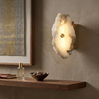 YOOGEE Opal marble wall sconce for luxury bedroom and living room accent lighting