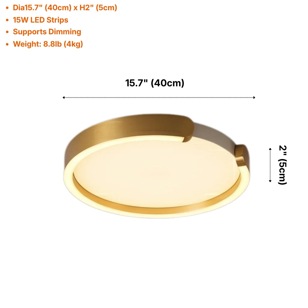 YOOGEE Orla ceiling light for elegant living room and dining room lighting