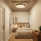 Orla decorative ceiling light for warm ambient living room and dining room illumination