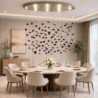 oval design colorful stone chandelier