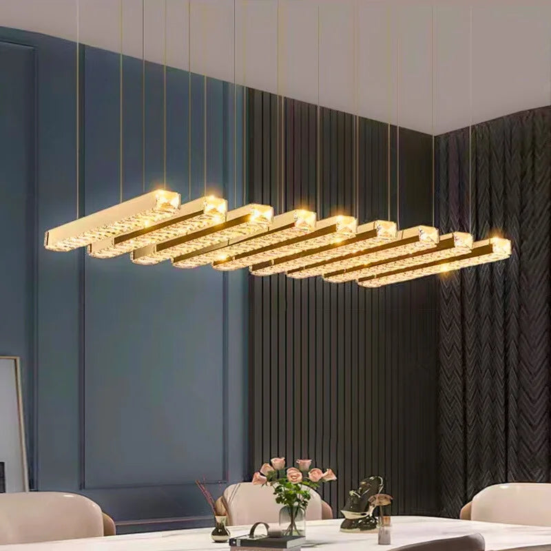 pendant crystal light modern