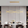 Curve Pendant Light-Luxury Dining Room Creative Crystal Hanging LightingFixture  Video