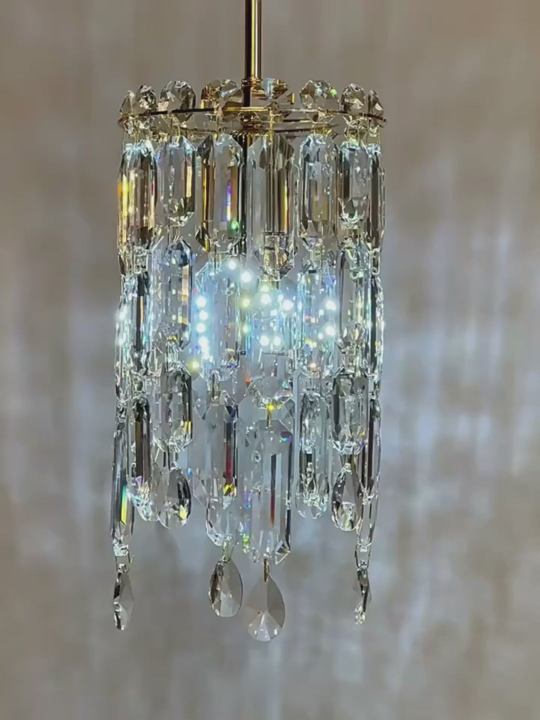 Elf Pendant Lighting With Crystals