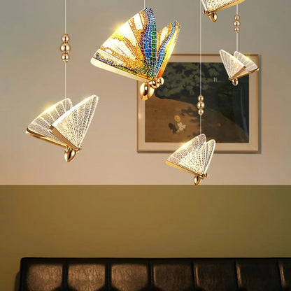 butterfly pendant light