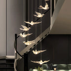 Bird Chandelier-Spiral Design Modern LED Chandelier For Entryway Video