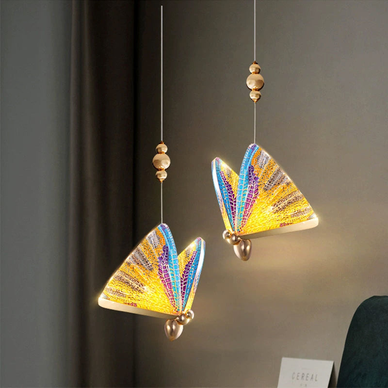 Butterfly Pendant Light-Modern Butterfly-Shaped Small Pendant Light Fixture Video