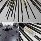 Pyro decorative ceiling light for warm ambient living room and dining room illumination