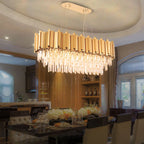 rectangular chandeliers dining room