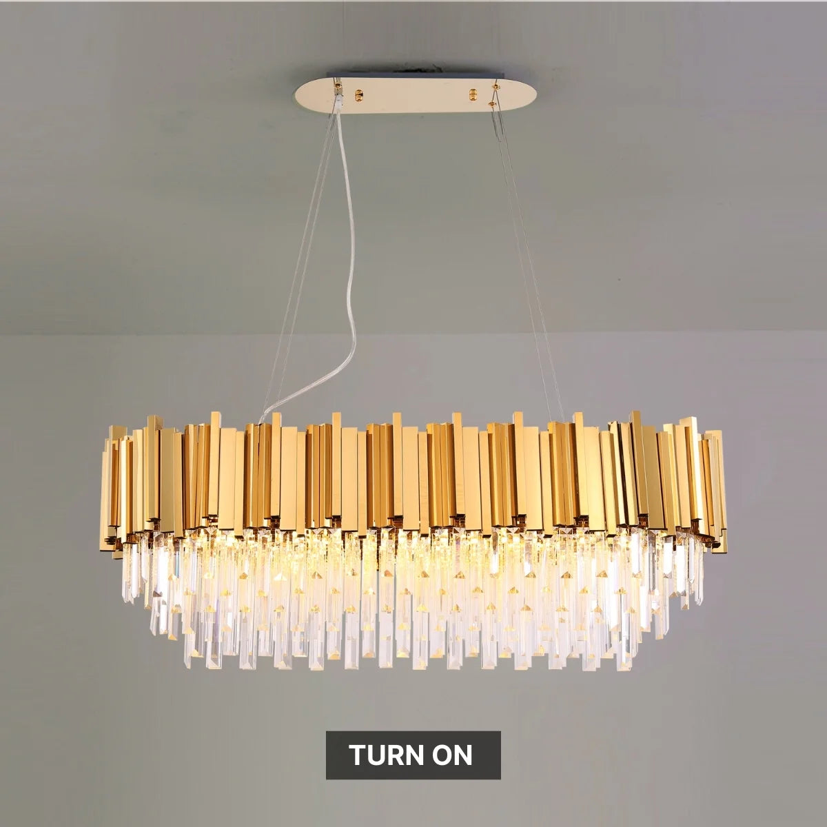 rectangular dining room chandelier