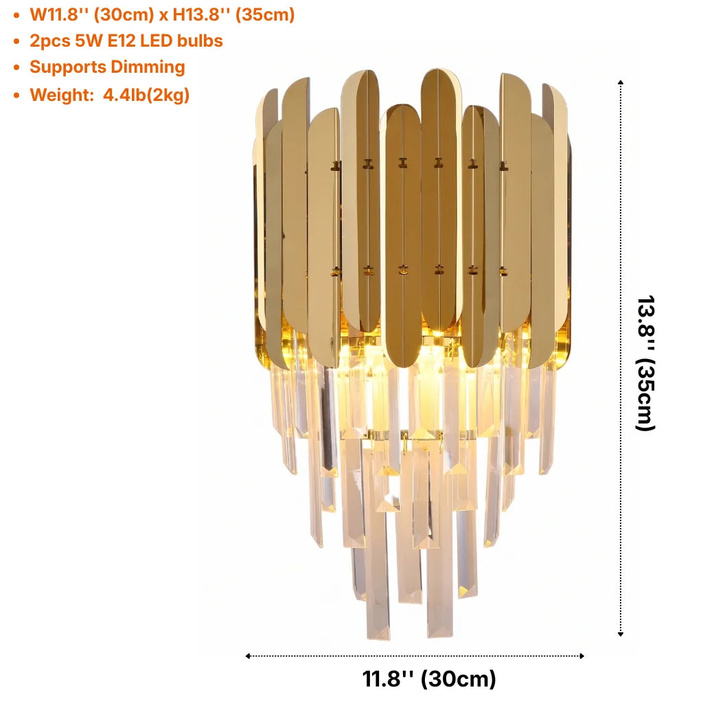 YOOGEE Reflex wall sconce for elegant bedroom and hallway lighting