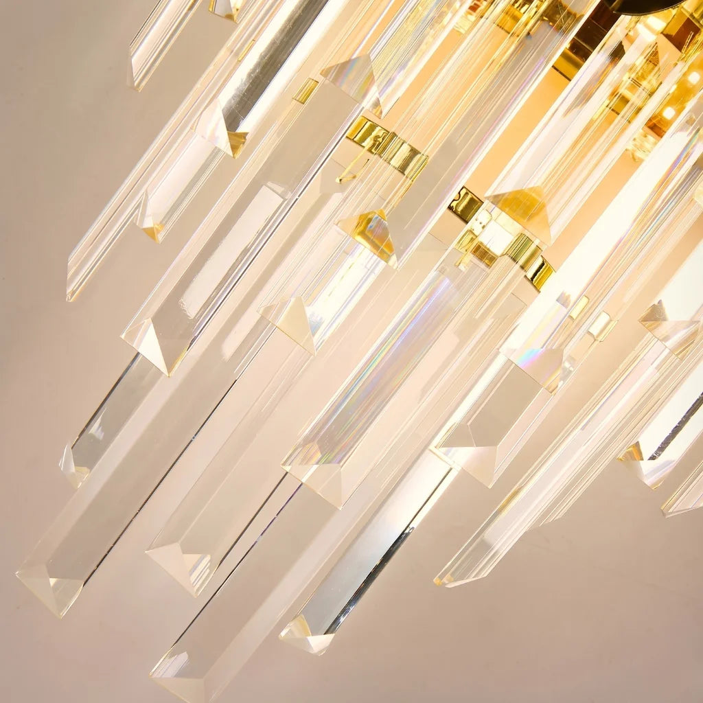 Reflex decorative wall sconce for warm ambient bedroom and hallway illumination