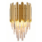 Reflex decorative wall sconce for warm ambient bedroom and hallway illumination