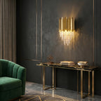 Reflex decorative wall sconce for warm ambient bedroom and hallway illumination
