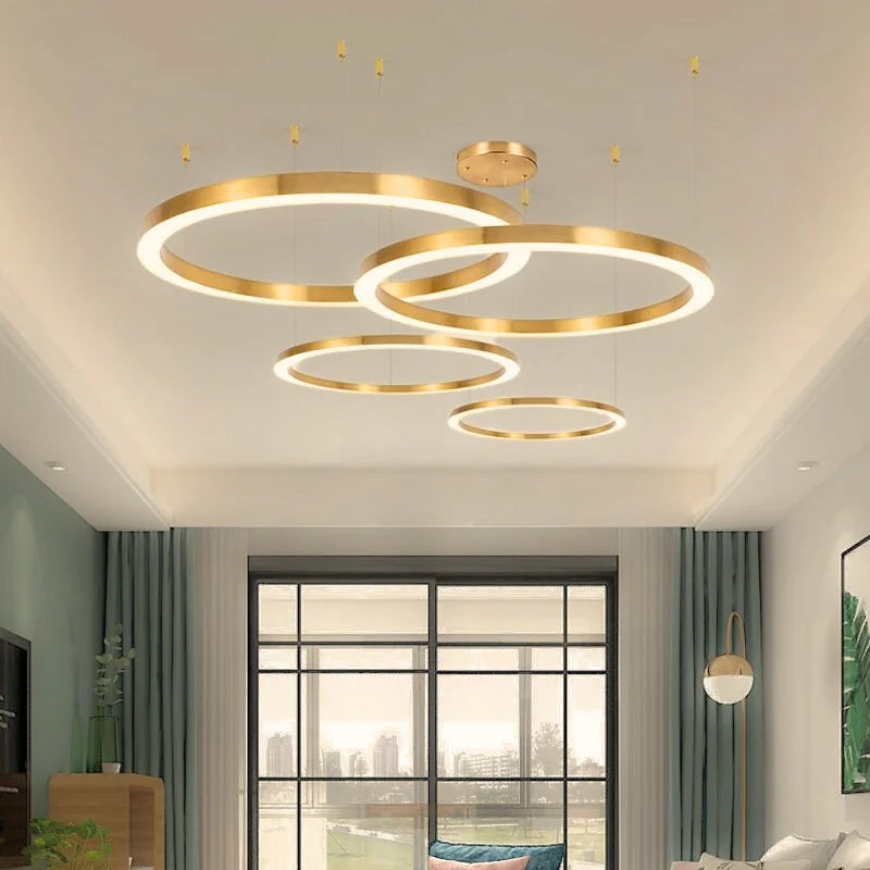 ring chandelier led