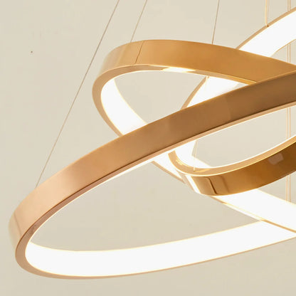ring led chandelier