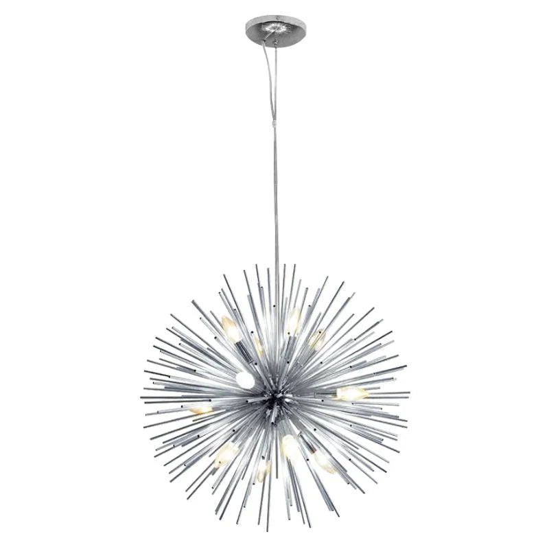 silver ball chandelier for living room