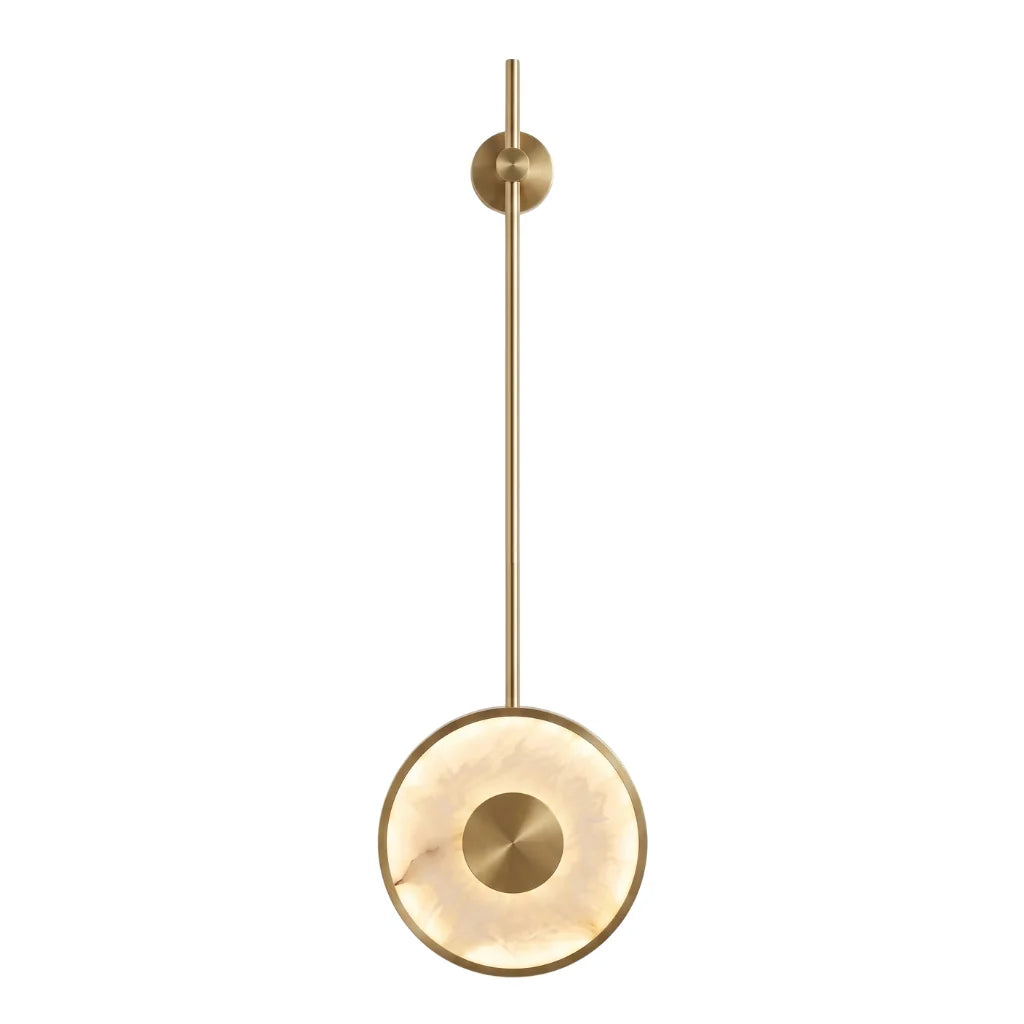 Modern marble wall light fixture by YOOGEE for elegant hallway and bedside illumination