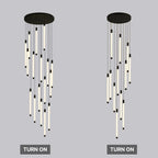 staircase chandelier lighting​