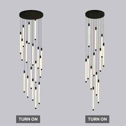 staircase chandelier lighting​