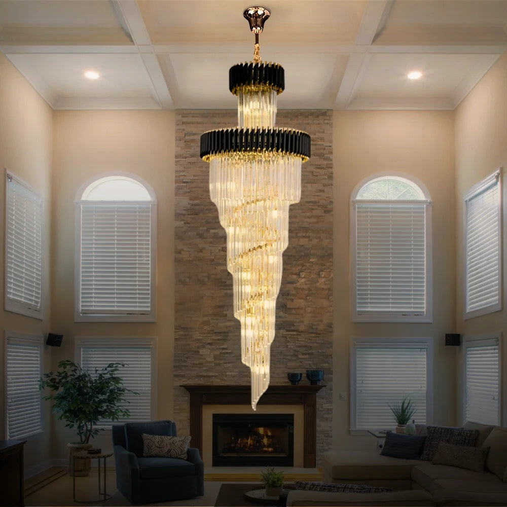 staircase modern chandeliers