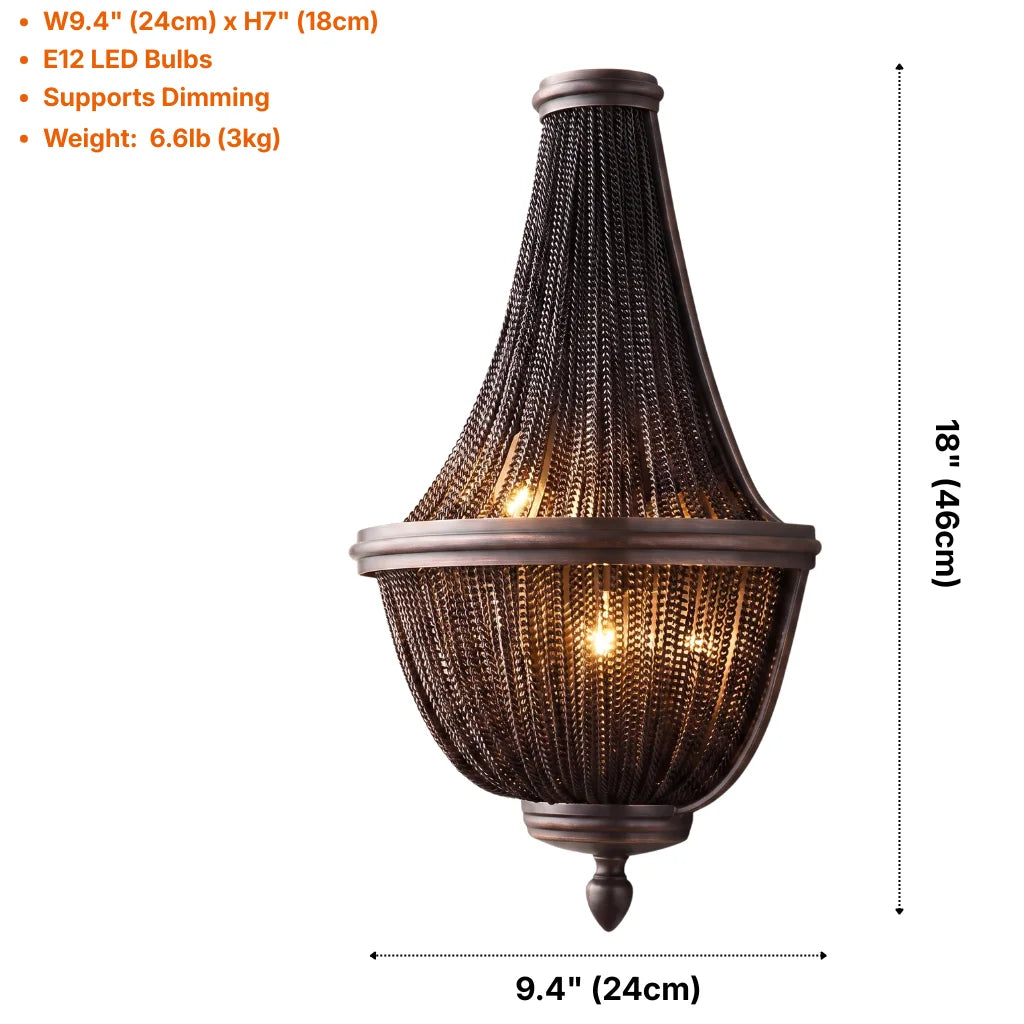 YOOGEE premium wall sconce for sophisticated American home interiors