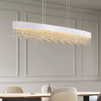white dining room chandelier