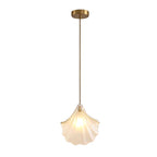 white glass hanging light